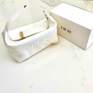 New - Authentic Dior Cosmetic Bag with Top Handle
